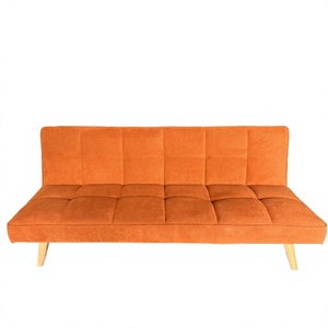 Großhandel Kleines Apartment 3-Sitzer Ausziehbares Klappbares Samt-Schlafsofa mit Umweltfreundlichem Design für Wohnzimmer Schlafzimmer - Product Image 1