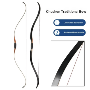 Traditional Style Recurve <strong>Bow</strong> And Arrow Set With Durable Maple Wood Limbs For Outdoor Target Shooting - Product Image 2