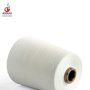 Sợi bông lyocell 70/30 chải kỹ, sợi dệt tròn 50S/<span class=keywords><strong>1</strong></span> dùng để đan và dệt, pha trộn, màu trắng tự nhiên - Product Image 1