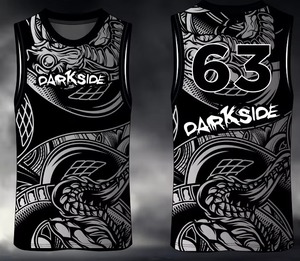Conjunto de Uniformes de Baloncesto Reversibles para Niños, Transpirables, de Secado Rápido, Tela de Poliéster, Impresión por Sublimación, Personalizados - Product Image 2