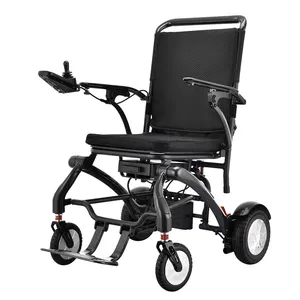 Fauteuil roulant électrique pliable et léger en fibre de carbone avec écran LCD à vendre