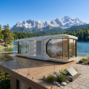 Capsula Spaziale in Alluminio e Acciaio Stile <span class=keywords><strong>Moderno</strong></span> con Ampio Spazio e Multifunzione per Hotel, Appartamenti e Case Vacanza in Vendita - Product Image 4