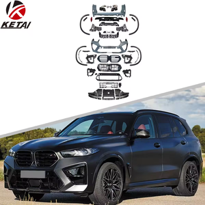 Kit de Carrocería Estilo F95 LCI X5M para <span class=keywords><strong>BMW</strong></span> X5 G05 LCI, Parachoques Delantero, Parachoques Trasero, Rejilla, Faldones Laterales, Tubo de Escape, Precio de Fábrica - Product Image 2
