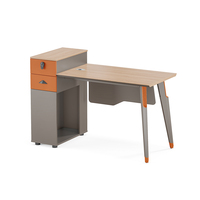 Meubles de bureau de luxe modulaires en MDF pour personnel, avec tiroirs d'écriture, bureau d'angle et bureau d'étude moderne pour ordinateur