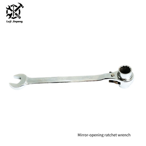 Llave inglesa de Podger de trinquete de cromo vanadio Llave de vaso con acabado de óxido negro y cromado para construcción, andamios - Product Image 4