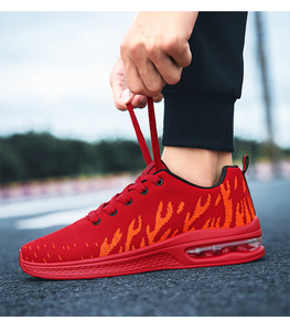 Chaussures de course à <span class=keywords><strong>coussin</strong></span> <span class=keywords><strong>d</strong></span>'<span class=keywords><strong>air</strong></span> pour hommes et femmes, baskets de tennis, de <span class=keywords><strong>basket</strong></span>-ball, de sport, <span class=keywords><strong>d</strong></span>'athlétisme, de taille 5 à 11, avec logo Fire - Product Image 2