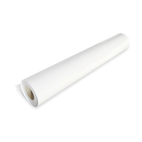 Personnalisation PVC blanc brillant vinyle auto-adhésif imprimable amovible pour piste de danse décoration de mariage rouleaux de revêtement de sol de danse