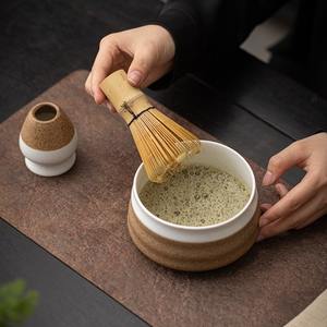 ที่จับเครื่องปั่นมัทฉะที่วางเครื่องปั่น, ที่วางเครื่องปั่นมัทฉะแบบดั้งเดิมเซรามิกเหมาะสำหรับชุดชามัทฉะชาญี่ปุ่นอุปกรณ์เสริม - Product Image 3