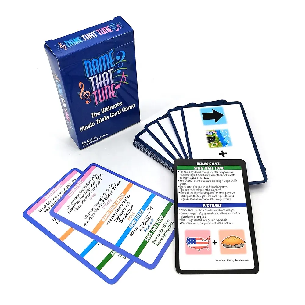 Bedroom Party Game Sexy Drinking Card Game with Custom Conversation Cards Printed Technique for Adult Couples