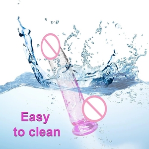 Длинный прозрачный фаллоимитатор, 7 дюймов - Product Image 3