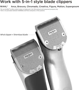 Shernbao 5 IN1 Style Adjustable Pet Clipper Blades 5 In 1 Hair Clipper Blade Pet Clipper Blade