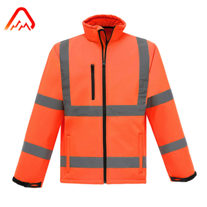 Giacca in pile foderata ad alta visibilità catarifrangente di sicurezza abbigliamento da lavoro per lavoratori edili e stradali certificata ANSI EN ISO - Product Image 4