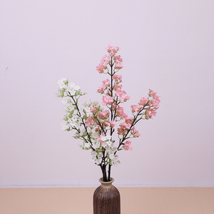 Petites fleurs artificielles en soie, fleurs sauvages simples et parfumées pour la décoration douce des salles de mariage et des salons, assortiment floral. - Product Image 3