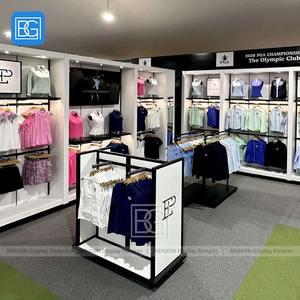 Estantes de exhibición de tienda de ropa personalizada de moda para camisas y gorras Accesorios de tienda minorista de moda para muebles de tienda de exhibición de ropa - Product Image 3