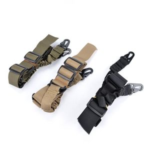 2 Points Tactical Adjustable <strong>Gun</strong> Sling Heavy-Duty Nylon Rope Belt for Paintball/Hunting - Product Image 1