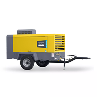 Nouveau compresseur d'air à vis diesel remorquable haute pression Atlas Copco X-Air 450-12, 12 bars, 450 CFM, pour le sablage
