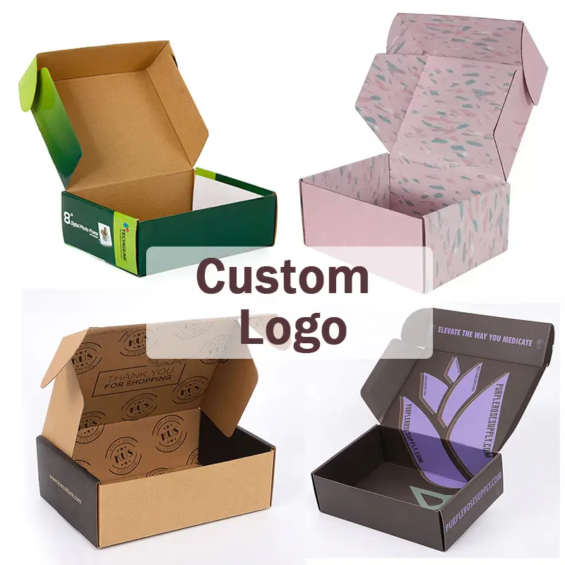 Tùy chỉnh sóng giá rẻ mạnh mẽ chất lượng cao hộp carton giấy Bao bì hộp cajas de carton personalizadas vận chuyển hộp carton