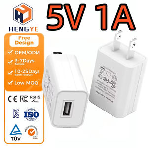Adaptateur secteur USB de haute qualité certifié CE FCC SAA, prise EU US, charge rapide 5W, <span class=keywords><strong>chargeur</strong></span> mural 5v 1a blanc en vrac Aus - Product Image 1