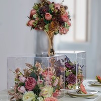 Nouvelle boule de fleurs de style européen de 30 cm, arrangement floral, décoration de mariage à domicile, décoration de chandelier de table