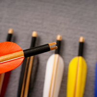 Flèche en bois AF Archery de 80 cm pour la chasse, fournisseur d'équipement de tir à l'arc, tir à l'arc traditionnel