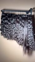 Perruques vietnamiennes sans colle prêt à porter cheveux indiens bruts birmans bouclés femmes dentelle frontale perruque Pixie bouclés