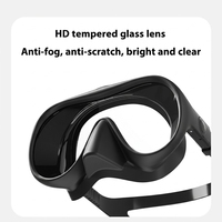 Portable EVA Box Silicone Tuba Masque Pliable Deux Pièces Ensemble Formation Professionnelle Apnée Équipement Lunettes En Verre Trempé