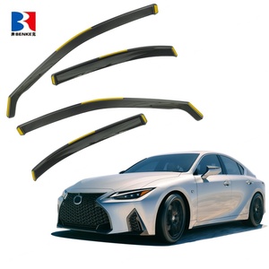 Déflecteurs de fenêtre intégrés pour Lexus - Pare-pluie et visières anti-vent compatibles avec les voitures et SUV Lexus - Product Image 2