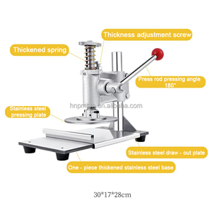 Máquina para Hacer Tortillas de Harina y Prensa Comercial para Masa de <span class=keywords><strong>Naan</strong></span>, Roti y Pizza - Product Image 4