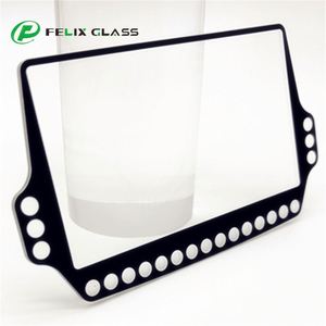 Panneau en verre trempé tactile personnalisé FELIX, verre ultra clair avec impression sérigraphique noire - Product Image 4