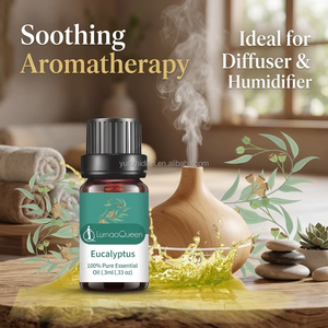 Huile essentielle d'eucalyptus 100% pure et naturelle pour l'aromathérapie, huile d'eucalyptus globulus biologique pour diffuseur, soin de la peau, 10 ml - Product Image 2