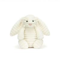 Jellyca Shy Bunny Comfort Doll, peluche en forme de gâteau, poupée en peluche avec fibres de polyester, cadeau d'anniversaire pour enfants