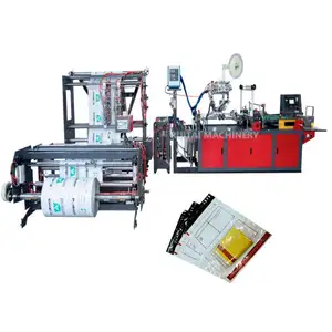 Fully Automatic Envelope Glue Manufacturing Sealing Machine Dhl Courier Express Mail Bag Making Machine