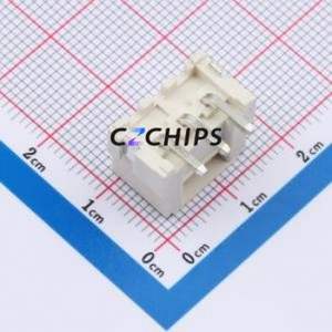 WF-1E396A3P Wire-to-Board Pin Header SMD,P=2.5mm Connector 1x3P 3.96mm Vertical Mount VH - Product Image 2
