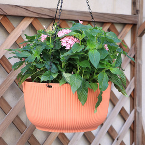 Pot suspendu classique en plastique PP de grand diamètre pour cour et balcon, idéal pour le Chlorophytum Comosum, modèle <span class=keywords><strong>Alice</strong></span>, panier suspendu au sol - Product Image 1