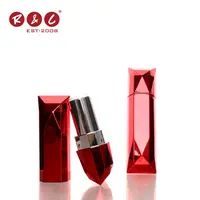 Custodia vuota Eco Friendly 10G Mini Unique customable Plastic Private Label Matte Liquid Lipstick Red Bling Gloss Lipstick Tube