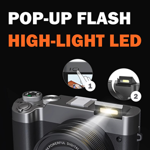 Máy ảnh kỹ thuật số cầm tay hiệu quả 48.0mp với 48 triệu pixel cảm biến CMOS cho sinh viên tiệc du lịch ảnh máy ảnh không gương lật - Product Image 3