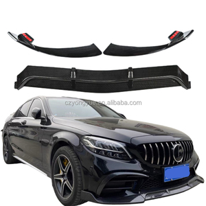 สปอยเลอร์หน้า ลิ้นกันชนหน้า สำหรับรถยนต์เมอร์เซเดส-เบนซ์ ซี คลาส W205 ปี 2015-2018 - Product Image 1