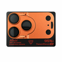 Protecteur d'objectif d'appareil photo en aluminium pour iPhone 17 avec fonction interchangeable