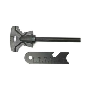 Butterfly Shaped Flint And Steel Large Size Outdoor Survival Fire Starter Metal With Ruler And Rope - Product Image 4