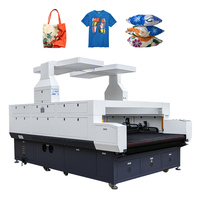 Machine de découpe laser textile haute vitesse 1900x2500mm 1925 pour la découpe de rouleaux de tissu imprimé par sublimation