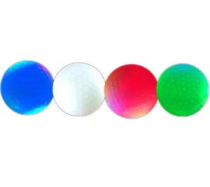 Palline da golf a LED colorate in fabbrica pallina da Golf flash colorata per la pratica del golf notturno