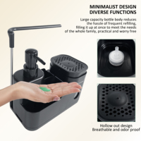 Boîte à savon liquide amovible multifonctionnelle brevetée 2025 Nouvelle apparence Fournitures de bain et de toilette en plastique