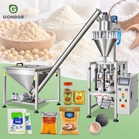 Machine de remplissage et d'emballage verticale VFFS pour sachets stand-up de 1 kg, 10 kg, 500 g, pour lait en granulés, café, poudre, farine et épices