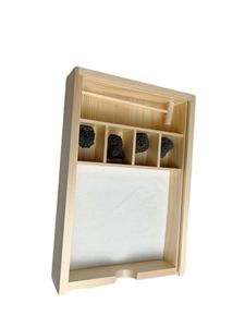 Mini jardin de <span class=keywords><strong>sable</strong></span> japonais pour bureau avec plateau en bambou Le kit de jardin <span class=keywords><strong>zen</strong></span> comprend du <span class=keywords><strong>sable</strong></span>, des râteaux et de la roche volcanique - Product Image 5