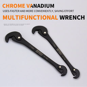 Clé à molette réglable double embout, clé à cliquet métrique pour tuyaux, outil manuel de qualité industrielle, idéal pour le dropshipping - Product Image 2