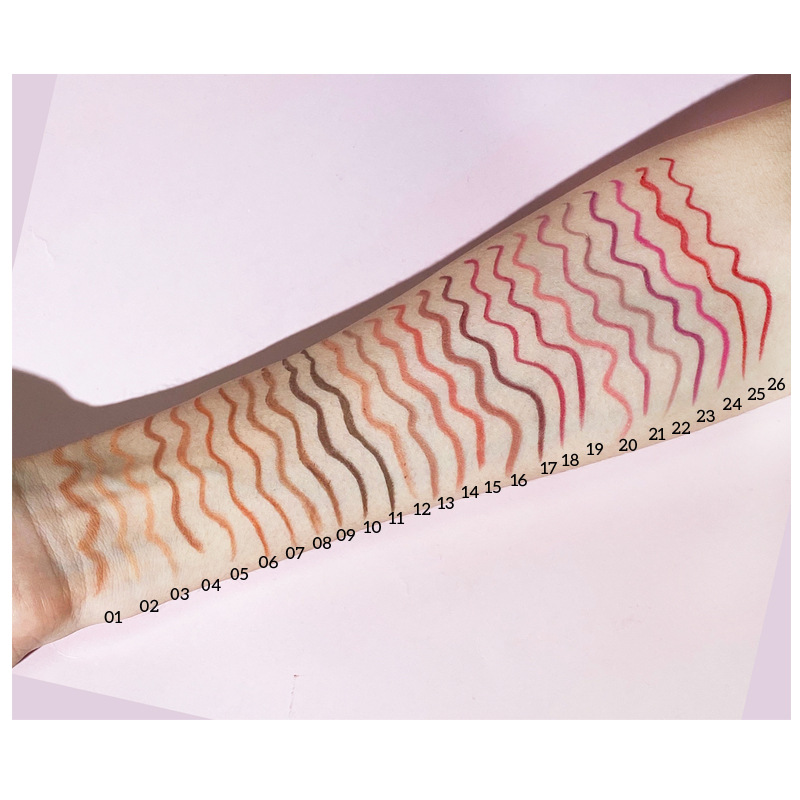 Матовая, водостойкая, карандаш не поддаётся выцветанию Контурный карандаш для бровей подводка для глаз Оптовая Продажа матовая метка частного назначения Контурный карандаш для губ