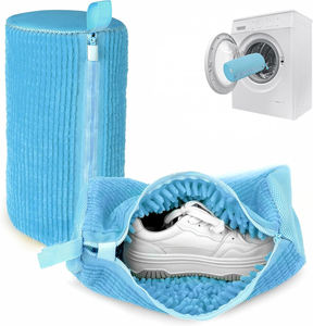 Sac de lavage de chaussures en peluche à fermeture éclair durable réutilisable accessoire de machine peu encombrant pour baskets chaussures - Product Image 1