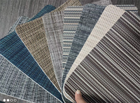 Venta caliente personalizado suelo decorativo Material antideslizante PVC tejido vinilo suelo alfombra azulejos