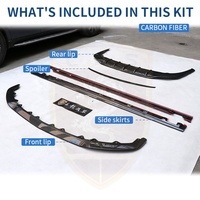 Kit de carrosserie en carbone pour Bentley Flying eperon, jupes latérales de voiture, lèvre avant, arrière, aile de canard, nouvelle collection 2022, Style W12