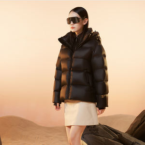 Haute Qualité Léger À <span class=keywords><strong>Capuche</strong></span> <span class=keywords><strong>Doudoune</strong></span> Femmes Doux Chaleur Équitation Puffer Vestes Manteau D'hiver - Product Image 5